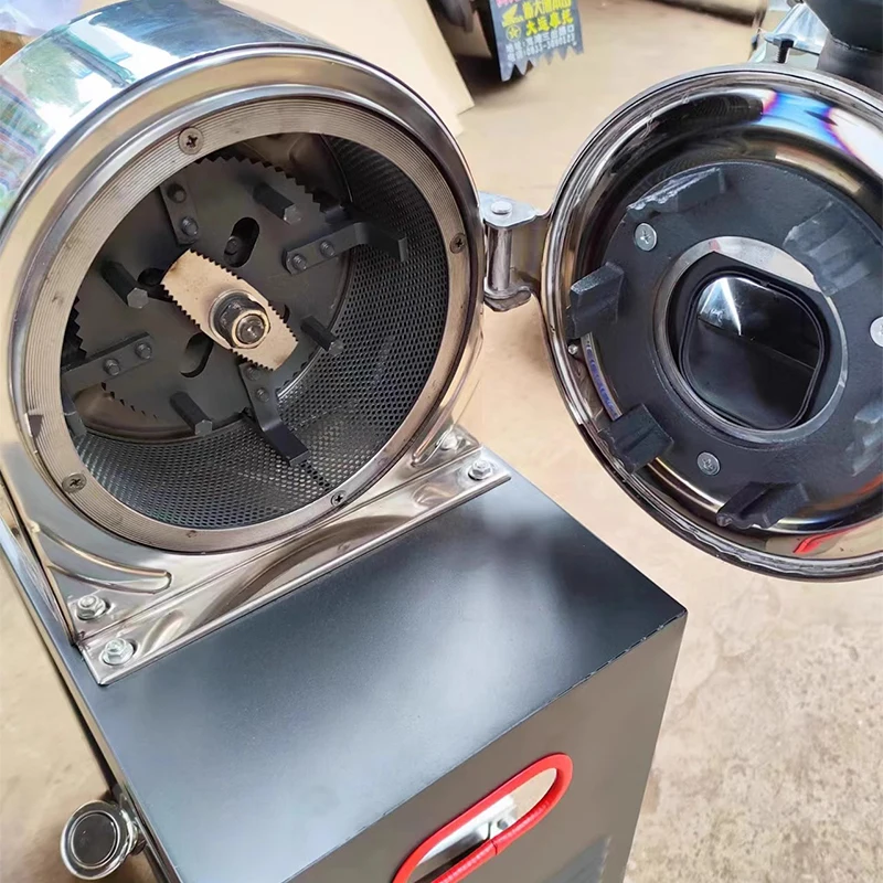 التجارية 150-250 كجم/ساعة مسحوق الطعام الجاف ميلر الفولاذ المقاوم للصدأ عشب الحبوب مسحوق التوابل طاحونة عالية السرعة آلة مسحوق الدقيق