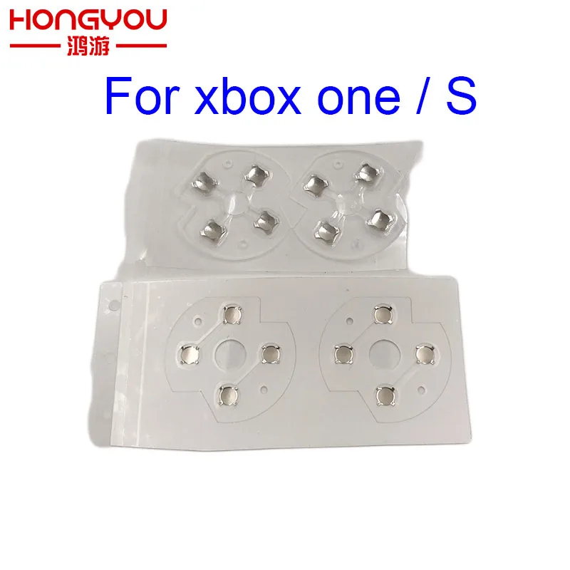 20pair=40pcs For XBOX ONE S Controller D Pads Metal Dome Snap Dome PCB board Conductive fIlm