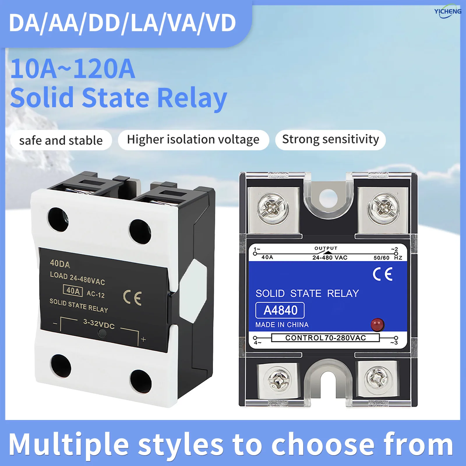 10Pcs Solid State Relay Single Phase,HI-Q,1 thermal grease which apply on the back of the SSR to make the temperature dissipate