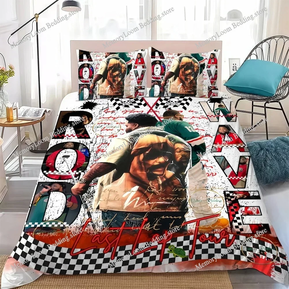 

Rapper Rod Wave Last Lap Duvet Cover Set Home Style Bedding Soft Laundry Cotton Bed Four Seasons Student Dormitory Home Textile