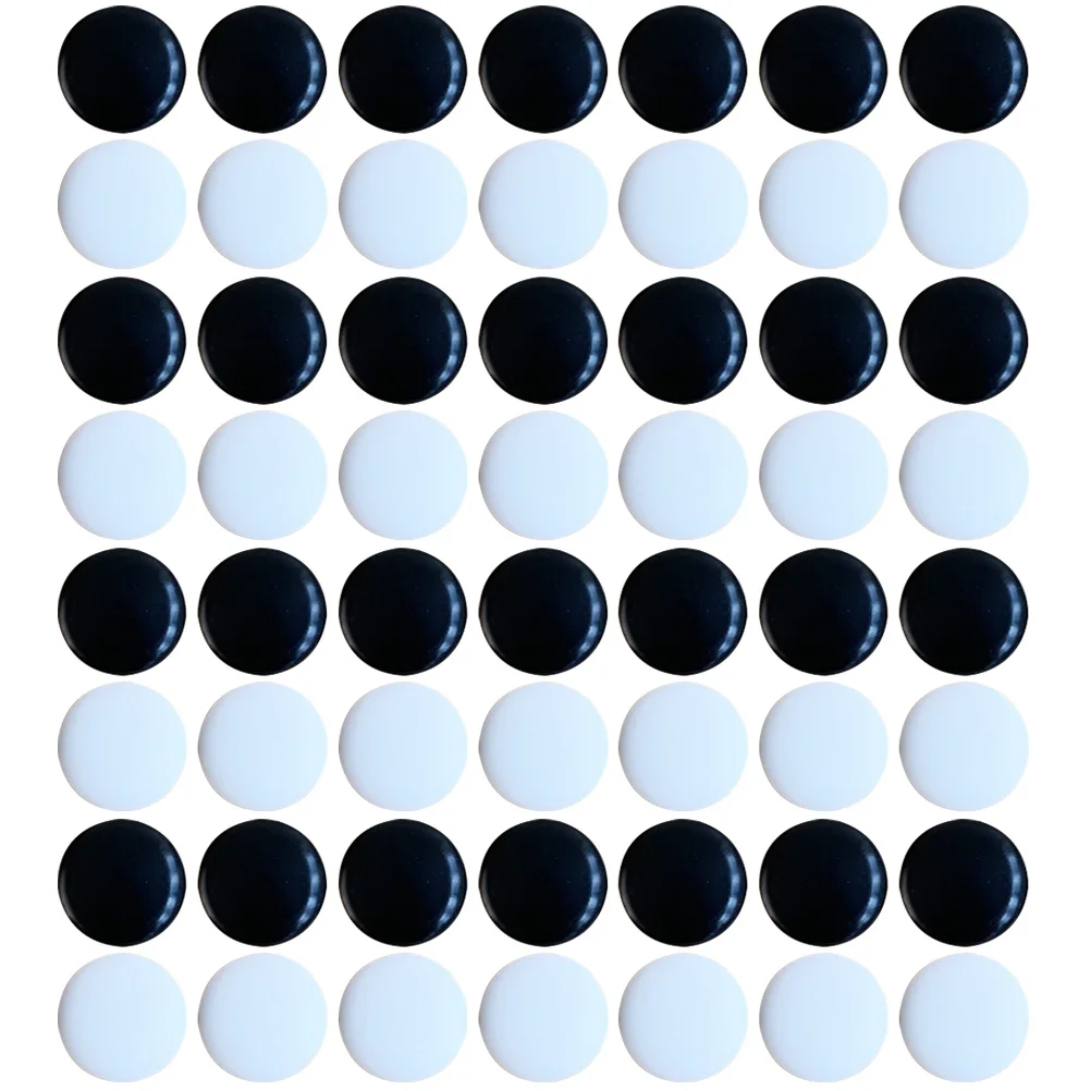 

360 шт. плоские бусины Go Chess Pieces, компактный дизайн, долговечные игровые камни для путешествий, вечеринок и использования в классе, плоские бусины