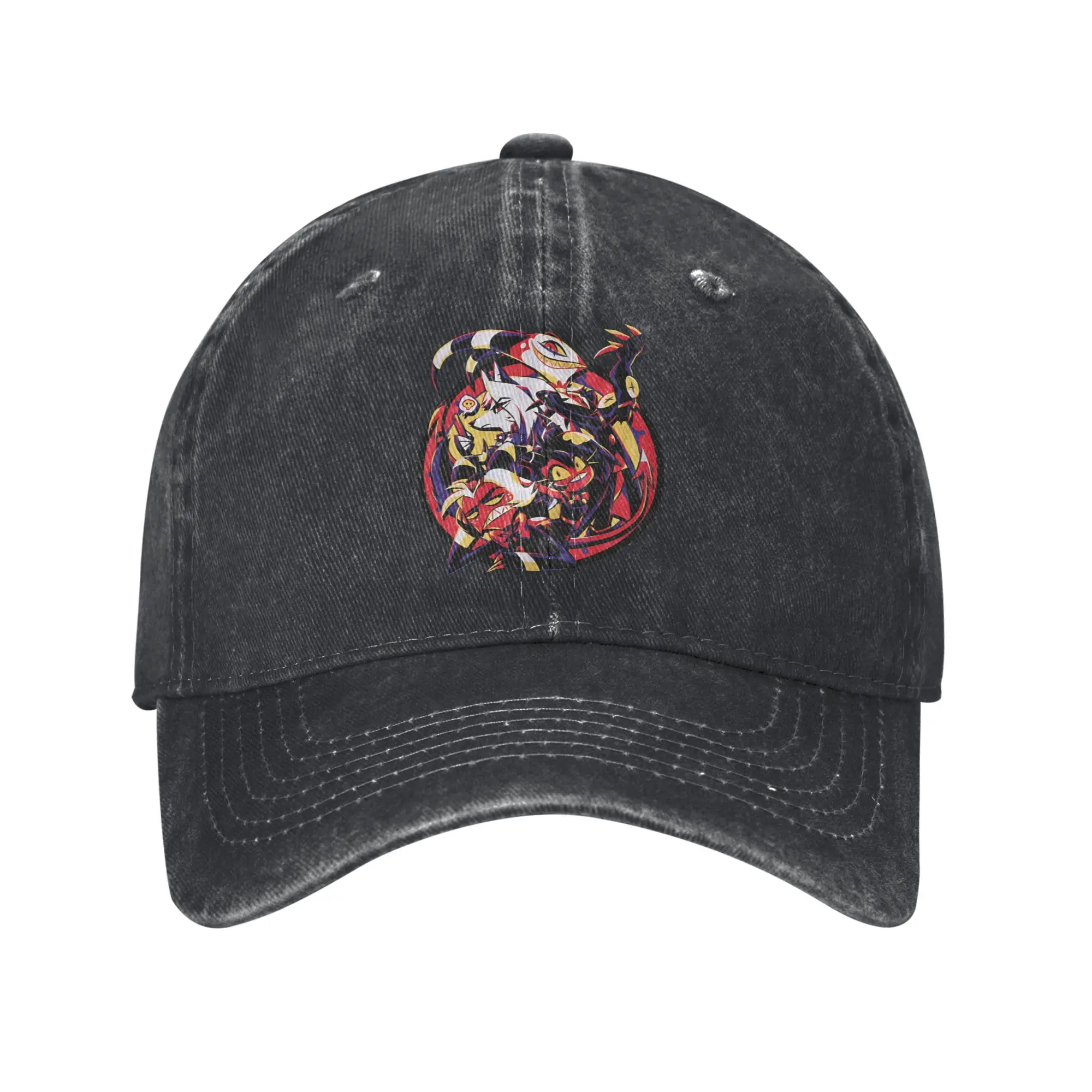 Gorra de Verano con Visera, Gorras de Hip Hop del Grupo Helluva Boss, Gorra de Vaquero Hazbin Hotel, Gorras con Visera