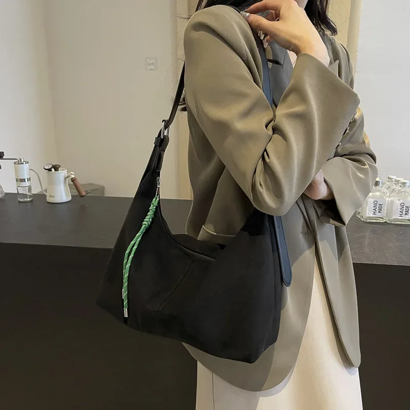 LEFTSIDE Pu Leather Hobo Bags Lady Winter Underarm Shoulder Bag for Women 2024 New Korean Fashion Trend Y2K Handbags and Purses