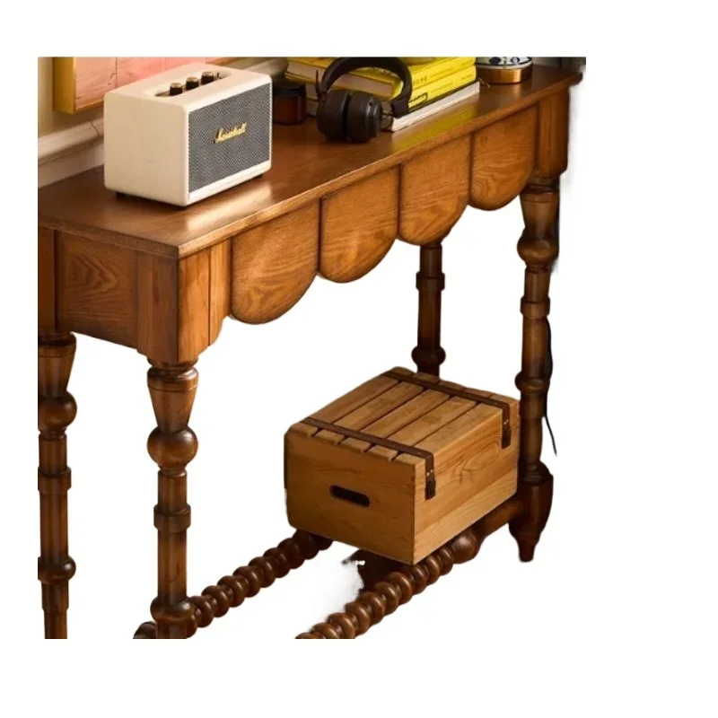 

super narrow table, strip table, American style with drawers