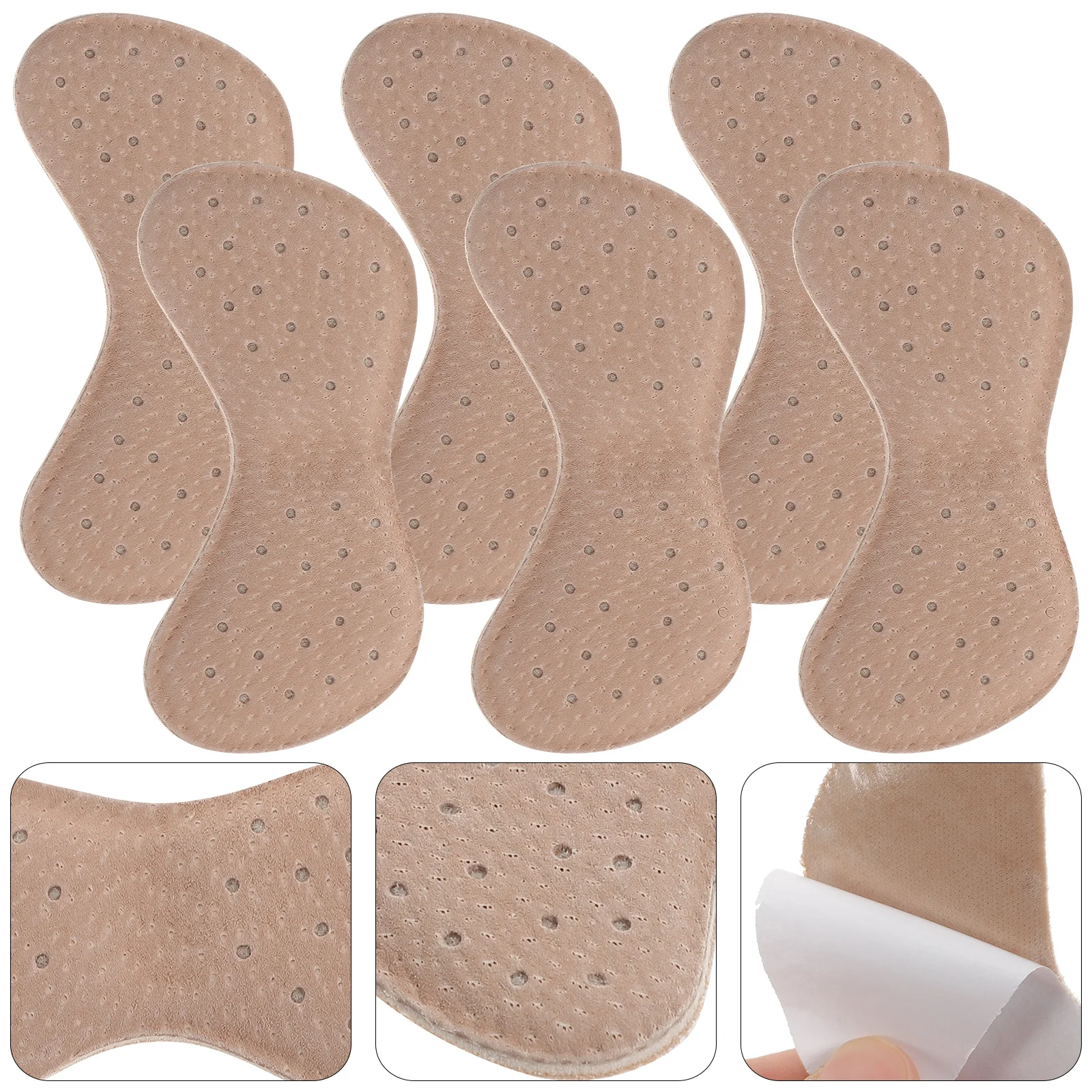 

6pcs Heel Protector Patches Waterproof Foot Sticker Blister Prevention Tape For Women Supple Silicone Toe Patch Foot Care Tool