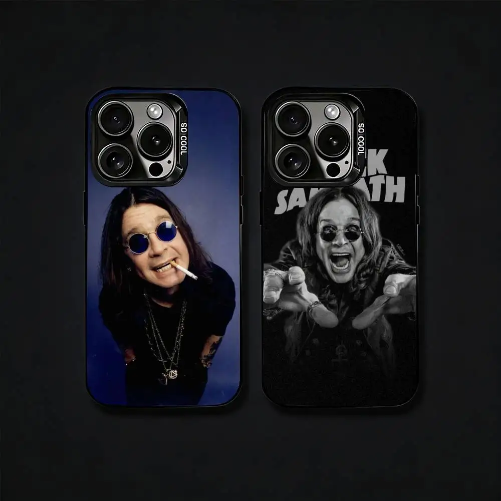 

B-Black S-Sabbath Heavy Metal Band Phone Case For iPhone17, 16,15,14,13,12 Pro Max Black Candy Matte Shockproof Cover