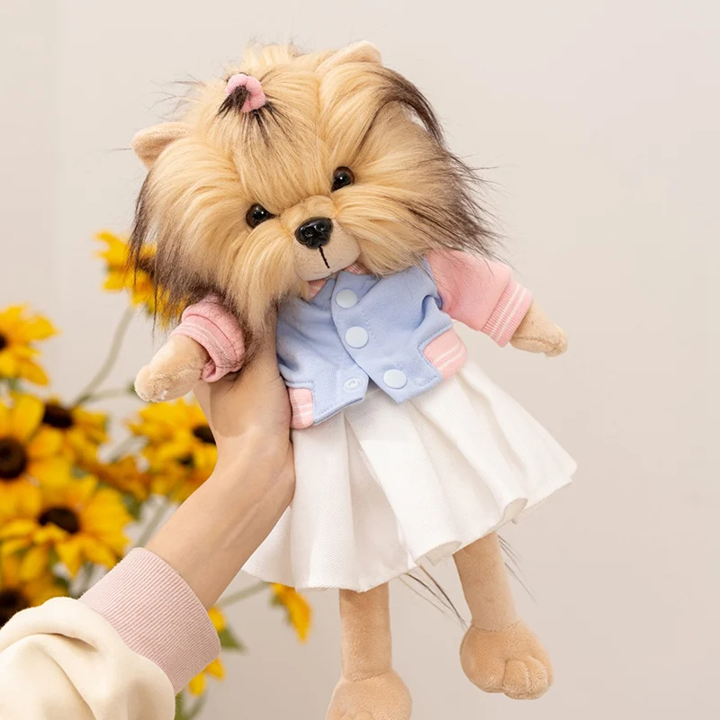 28/35cm Kawaii Creative Poodles Plush Doll Dress Skirts Gentlemen Suits Lion Stuffed Animal Home Decor Gift For Children