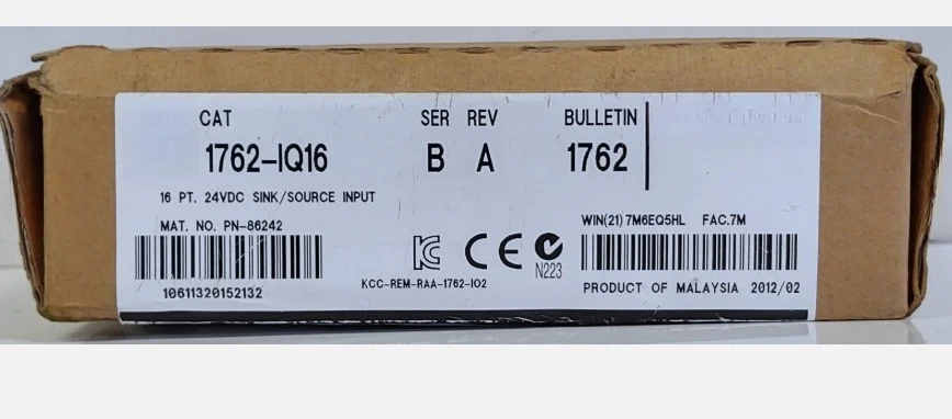 

Brand New 1762-IQ16 PLC 1762 DC Input Module Fast delivery