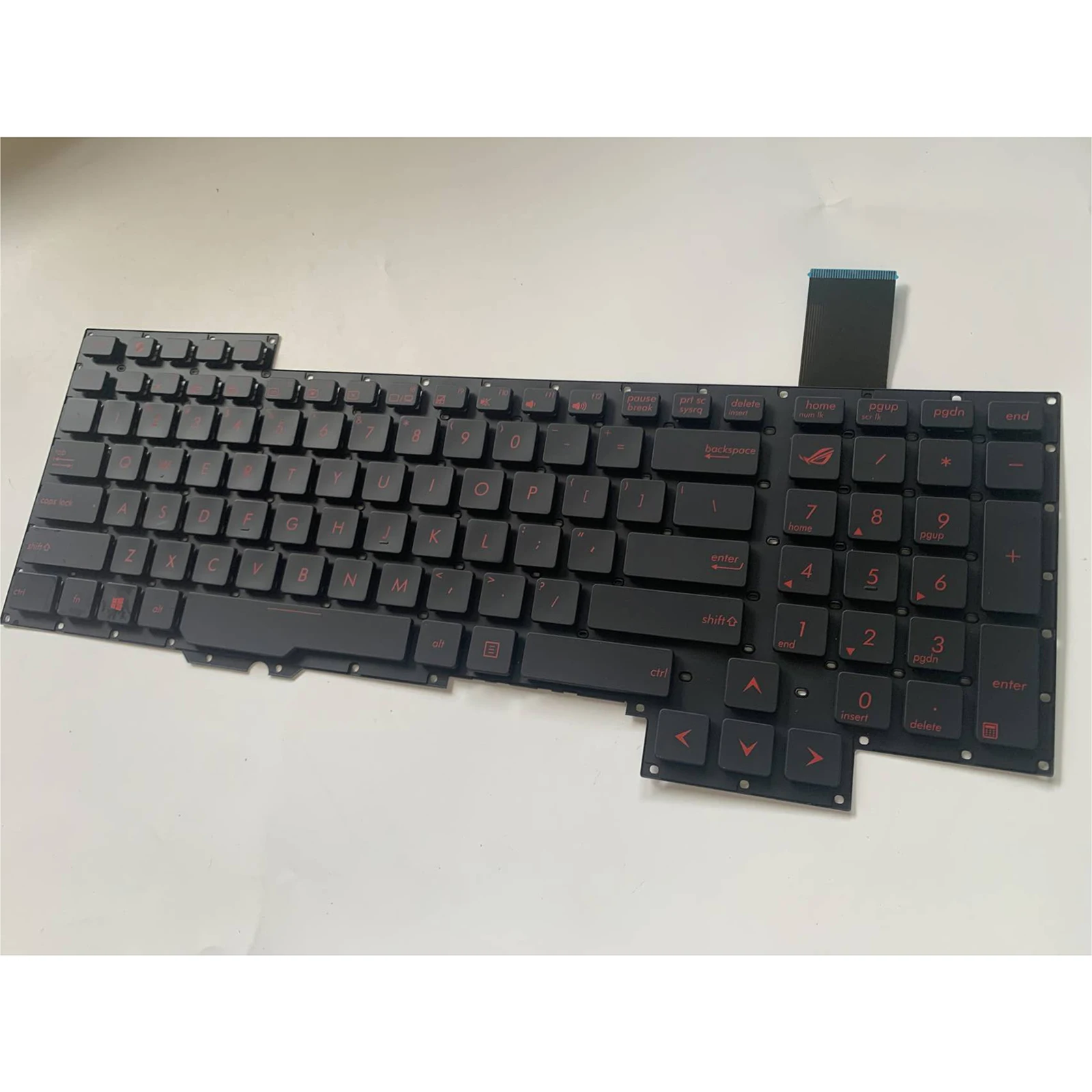 แป้นพิมพ์แล็ปท็อป US รูปแบบสำหรับ ASUS G751 G751J G751JM G751JT G751JL G751JY G751JW