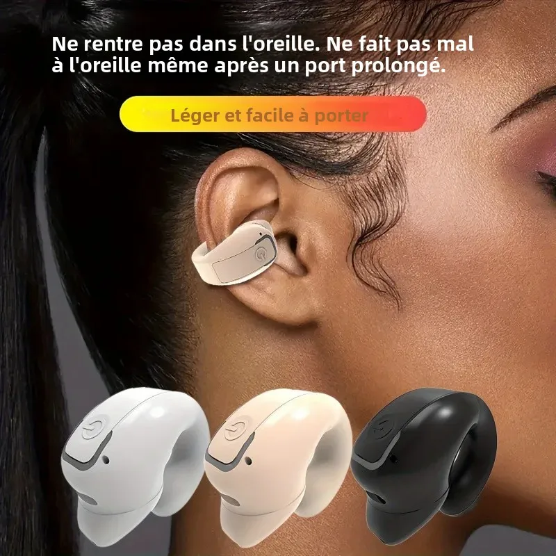 Écouteurs sans fil Bluetooth STTKGZD à conduction aérienne, casque TWS de haute qualité, oreillettes sport à réduction de bruit