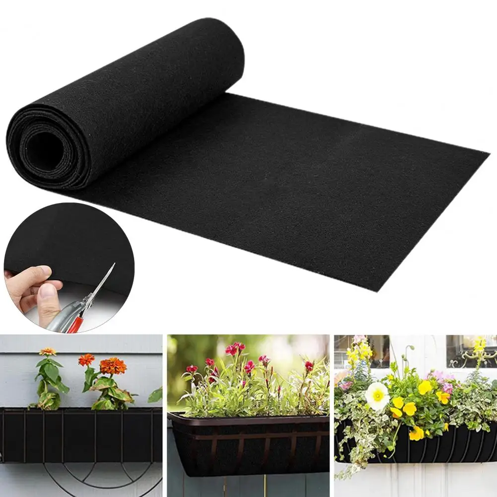 Felt Material Plant Liner Tear-resistant Planter Liner Felt for Diy Hanging Flower Baskets Moisture Lock Coconut Fiber