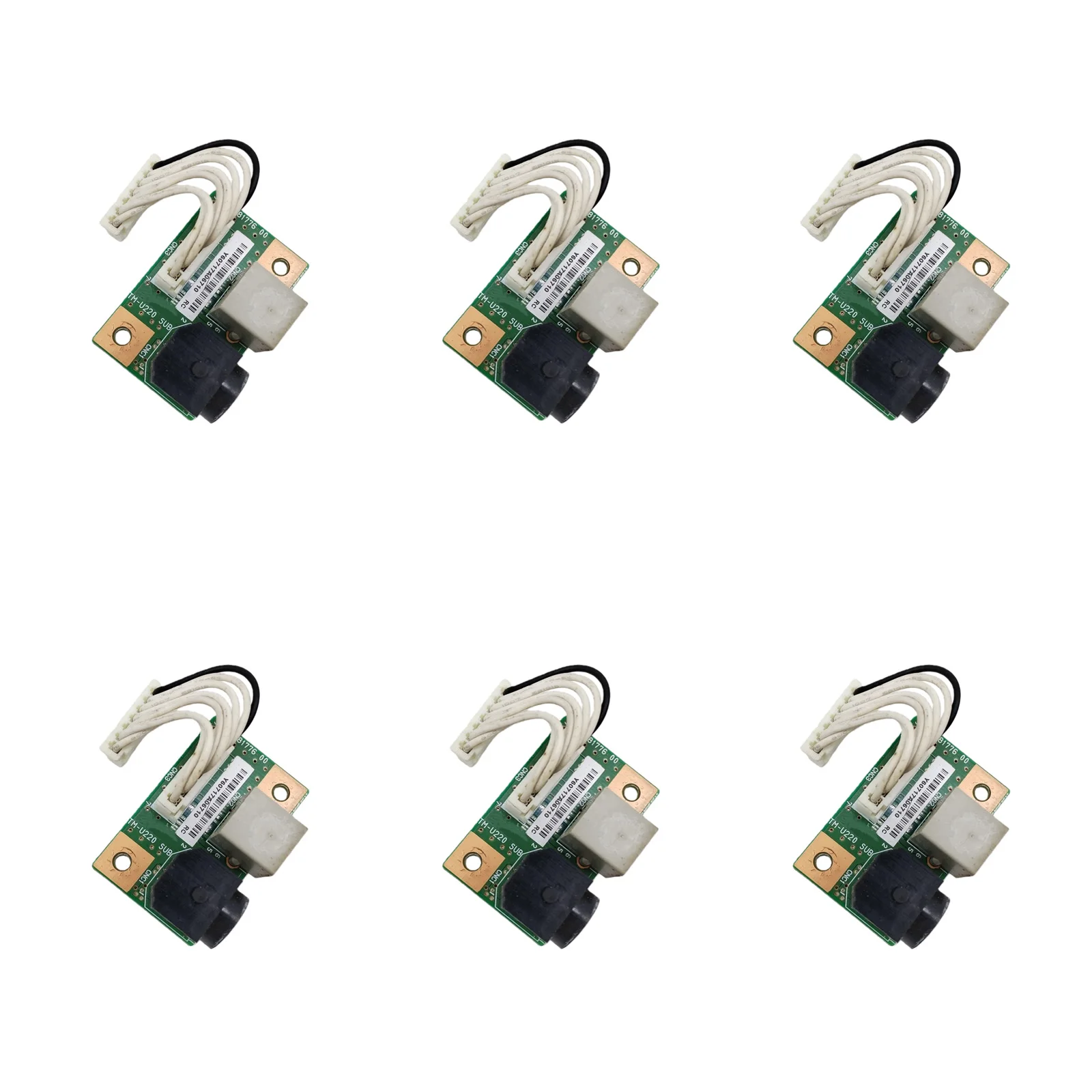 

6pcs Cash Drawer Port 188A TM-U220 SUB Fits For Epson TM-U220A TM-U220PB TM-U220D TM-U220PA C31C516153 TM-U220PD DotMatrix