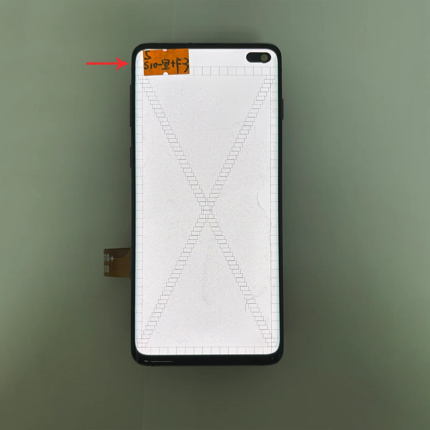 Super AMOLED Single-Sale-Display ohne Rahmen für Samsung S10 SM-G9730 G973F …