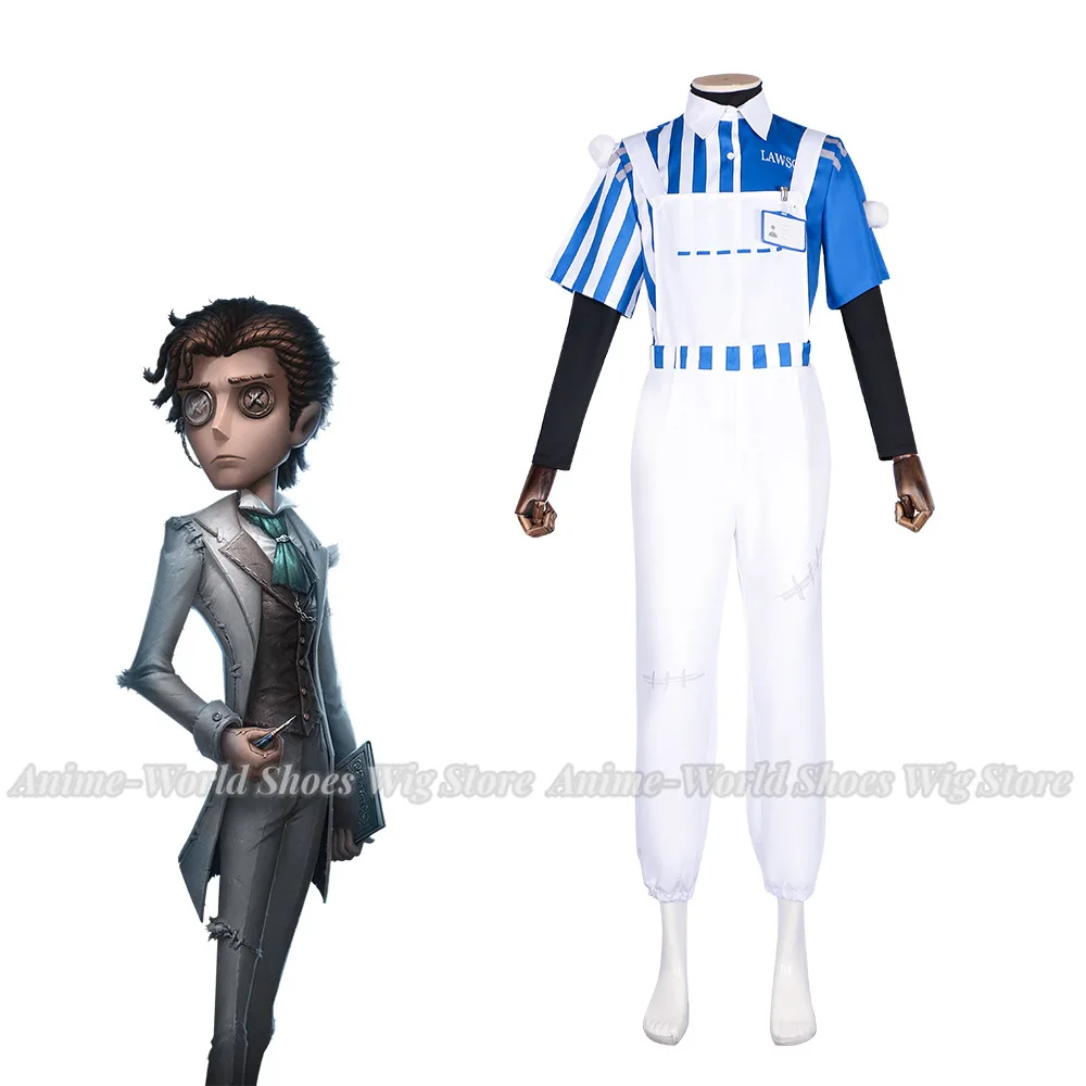 Game Identity V Emir LAWSON Cosplay Psychologists Lovely Uniform Halloween Party Role Play Outfit