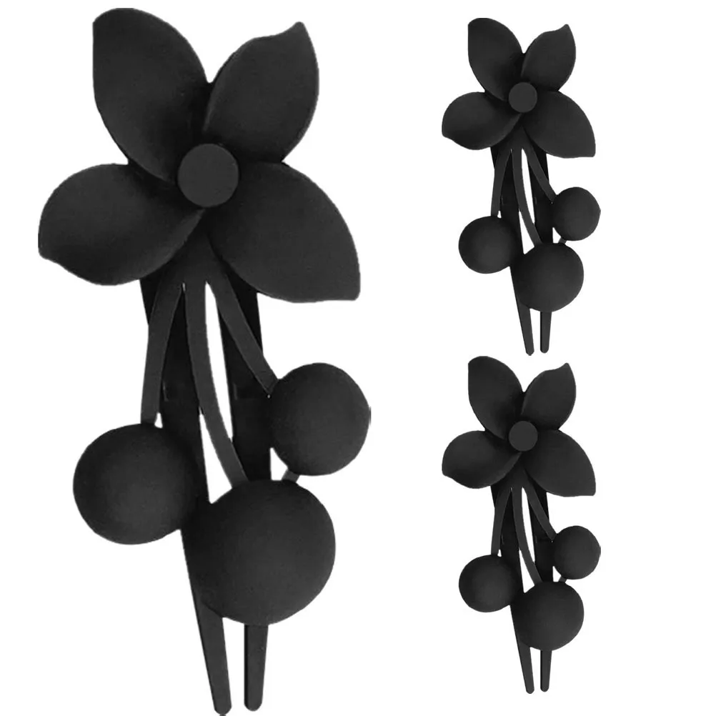 

3 Pcs Flower Hairpin Clips Decorative French Barrette for Women Barrettes Accessories