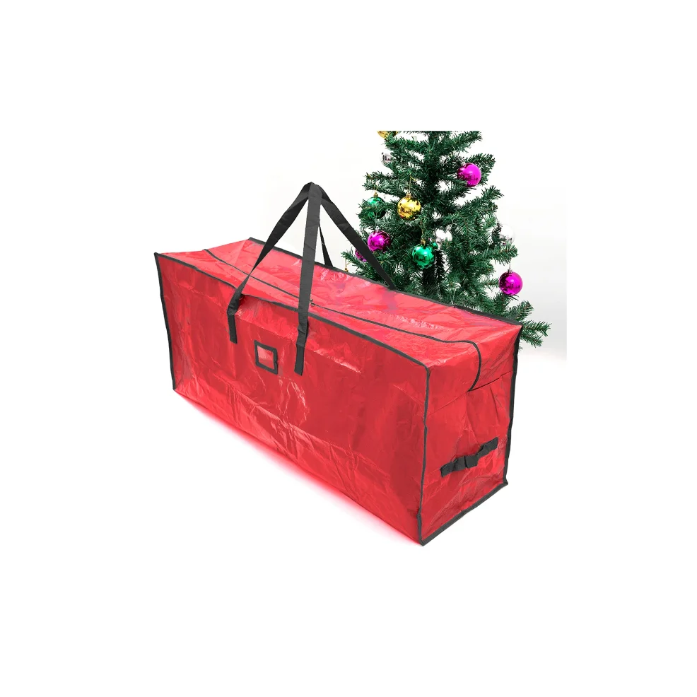 شجرة عيد الميلاد حقيبة تخزين طوي عيد الميلاد الديكور إكليل حقيبة التخزين متعددة الوظائف أكسفورد حقيبة ملابس الصف كيس التخزين #2