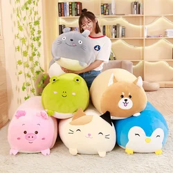 25CM Soft Animal Cartoon Pillow Cushion Cute Fat Dog Cat Totoro Penguin Pig Frog Plush Toy Stuffed Lovely kids Birthyday Gift