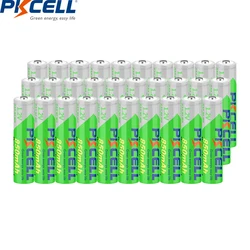 30PC PKCELL  AAA Batteries 1.2V Ni-MH Battery low self discharging aaa 3A Rechargeable Battery Batteries 850mAh For toys remote