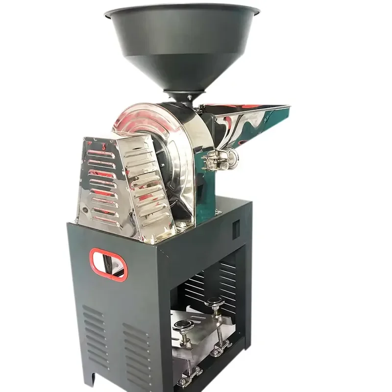 Electric Mini Stainless Steel Grain Grinder for Wheat Soybean Pepper Spice Rice Grinding Machine