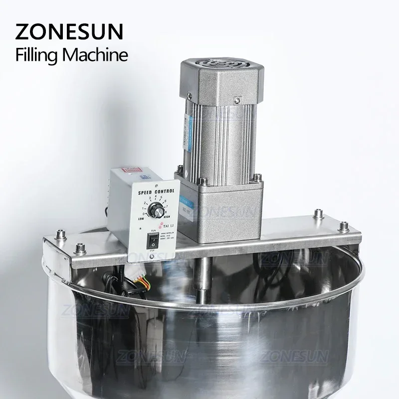 

ZONESUN ZS-GTJ Paste Filling Machine with Mixer Anti-sinking Filler for Viscous Fluid Ketchup Sesame Sauce Jam Salad Dressing