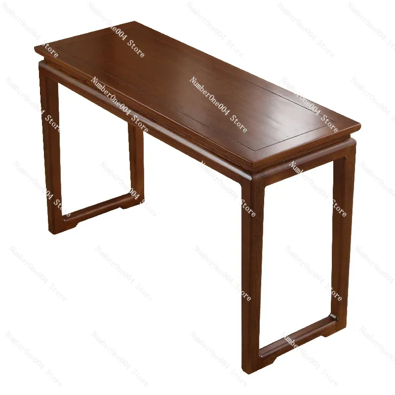 

New Chinese Style Guqin Table, Stool, Resonance Qin Table, Zen Traditional Chinese Study Table, Calligraphy Table
