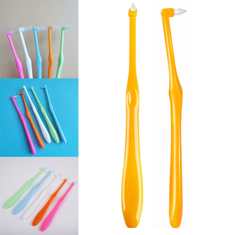 Orthodontic Toothbrush, Single-Beam Brush, Small Pointed Toothbrush, Orthodontic Braces, Special Soft Hair Cleaning Gap Brush