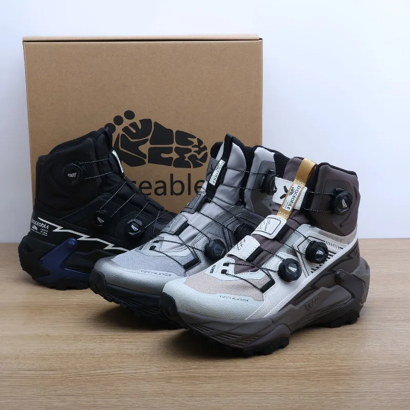 

Original Brand Comfortable Mid-Top Outdoor Hiking Shoe Top Quality Wearable Trekking Sneaker Quick Lacing Mountaineering Boots