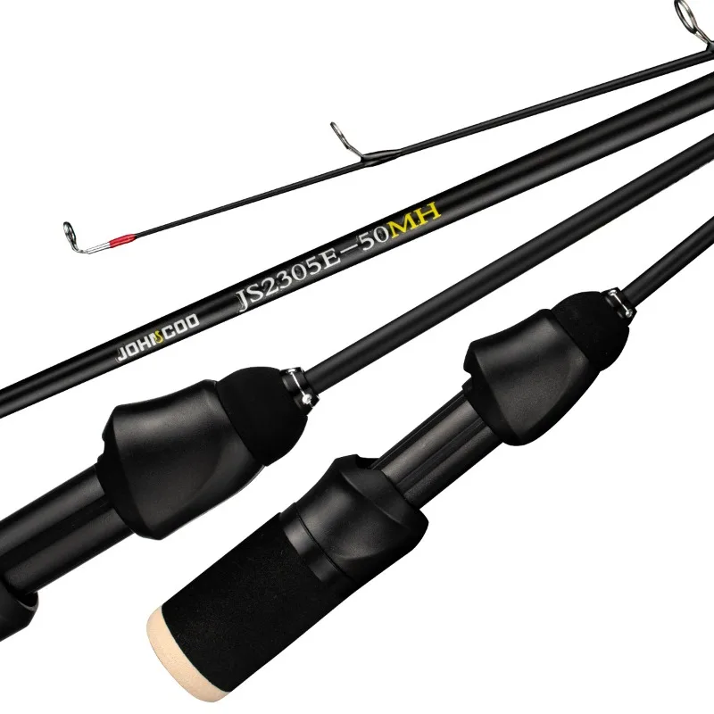 صغيرة 50 سنتيمتر 2-جزء الجليد الصيد رود الشتاء طوف القطب شفافة لينة الذيل طوف صغير قضيب طويل صب الجليد صمام قضيب تجمع القطب