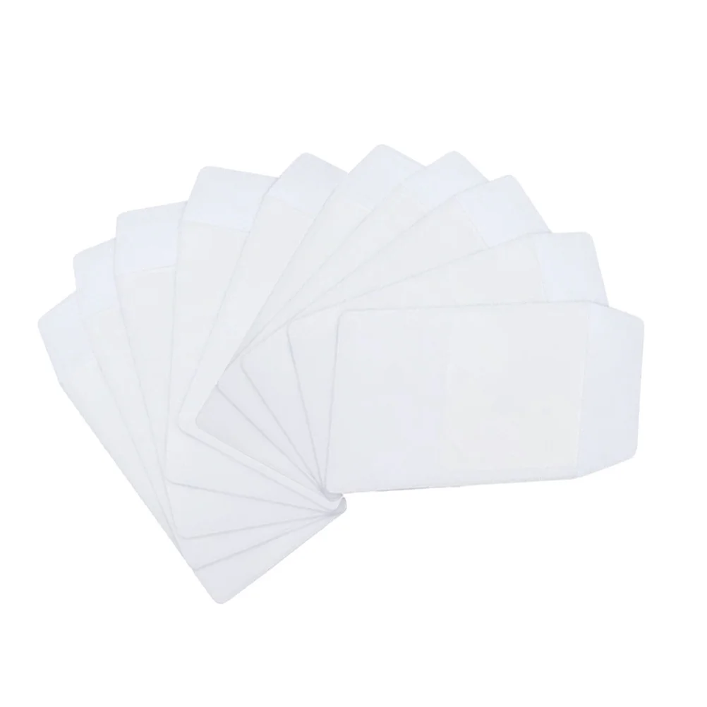 10 pcs Transparent Leak-Proof Pen Pouch For Doctor Nurse Office Use Pen Protector Pocket Bag Stationery Organizer