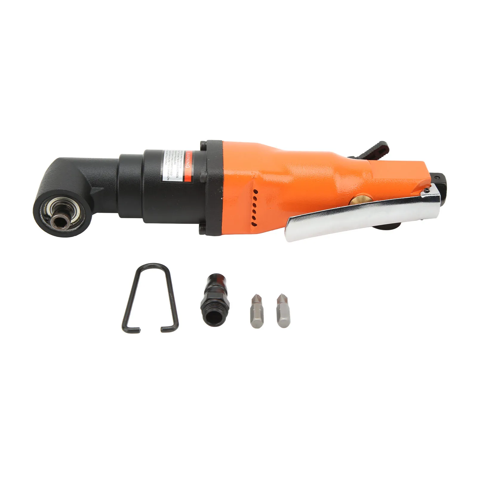 Air Screwdriver 90 Degree 10000rpm Strong Torsion Alloy Steel Industrial Elbow Pneumatic Screw Driver