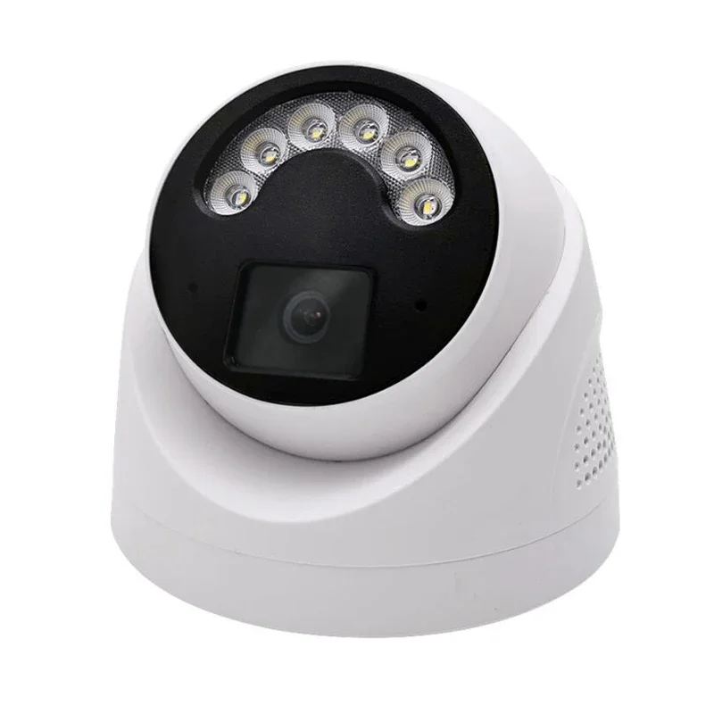 5.0MP 24h Full Color Night Vision CCTV Dome AHD Camera Indoor 4MP 1080P 2MP Array Luminous Led Digital H.265 4in1 For Home Video