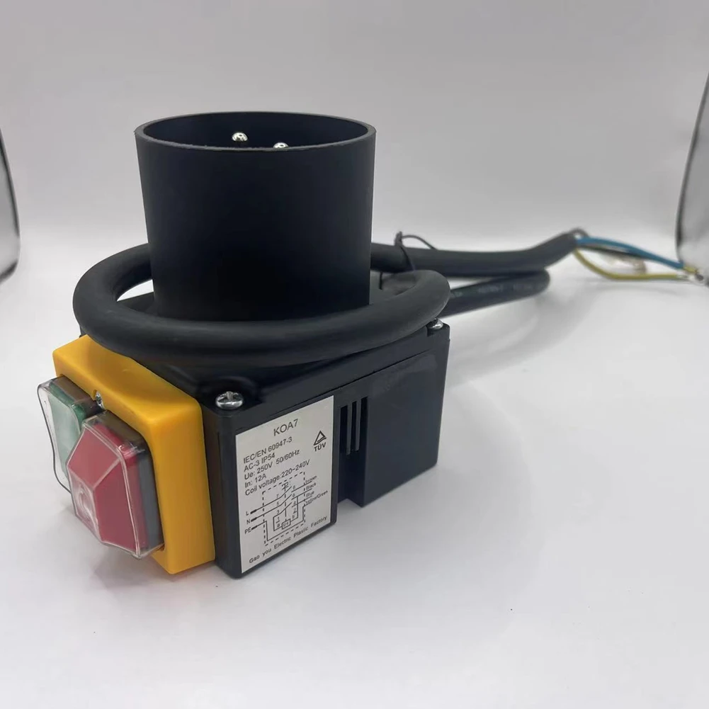 KOA7 250V 12A آلة تقسيم الخشب الكهرومغناطيسي زر التبديل HCK3T آلة قطع السجل #2
