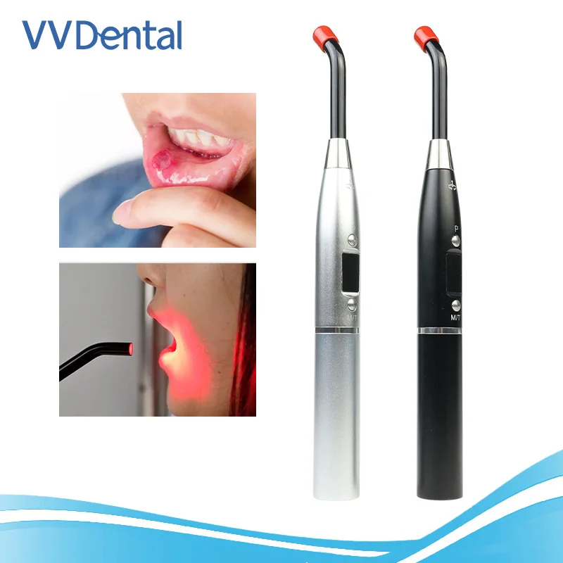 Portable Dental Infrared Oral Therapy Device Curing Light Design Oral Ulcers Treatment Pain Relief Dentistry Handheld Detachable