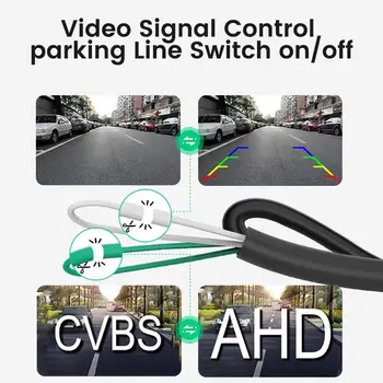 金色魚眼鏡頭車載後視攝影機 170° 全高清夜視倒車 AHD 防水金屬機身車輛停車攝影機 10 最佳銷售 汽車後視攝影機 - №3