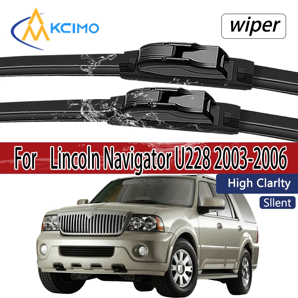 Für Lincoln Navigator U228 2003-2006 Frontscheibenwischerblätter 2 Stück Windschutzscheiben-Fenster-Zubehör