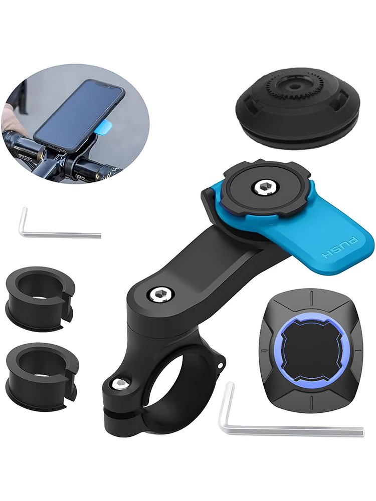 AliExpress NONE Motorcycle Phone Mount, Anti-Shake Bike Cell Phone Holder with Vibration Dampener, Quick Release Attach/Detach