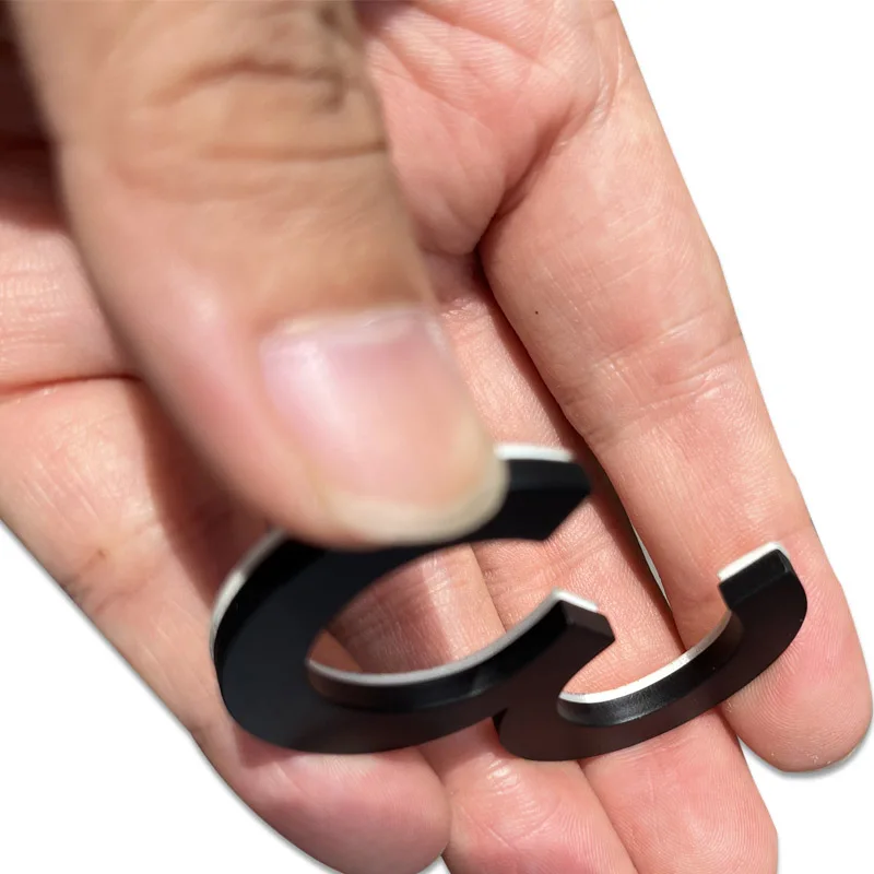60mm Stainless Steel Number Stickers 0 To 9 Metal Self-adhesive Arabic Number Signs House Numbers For Doors Mailboxes Lockers