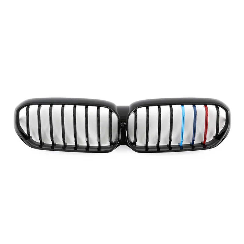 

2021-ON for BMW 5 Series G30 Front Kidney Grille Single Slat Carbon Fiber Bumper Grill Stylish Car Accessory