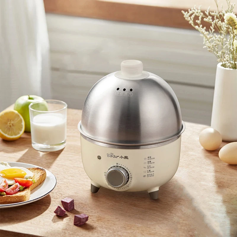 360W Electric Egg Boiler Breakfast Machine Multicooker Automatic Steamer Egg Cookers Egg Custard Steaming Cooker with Timer