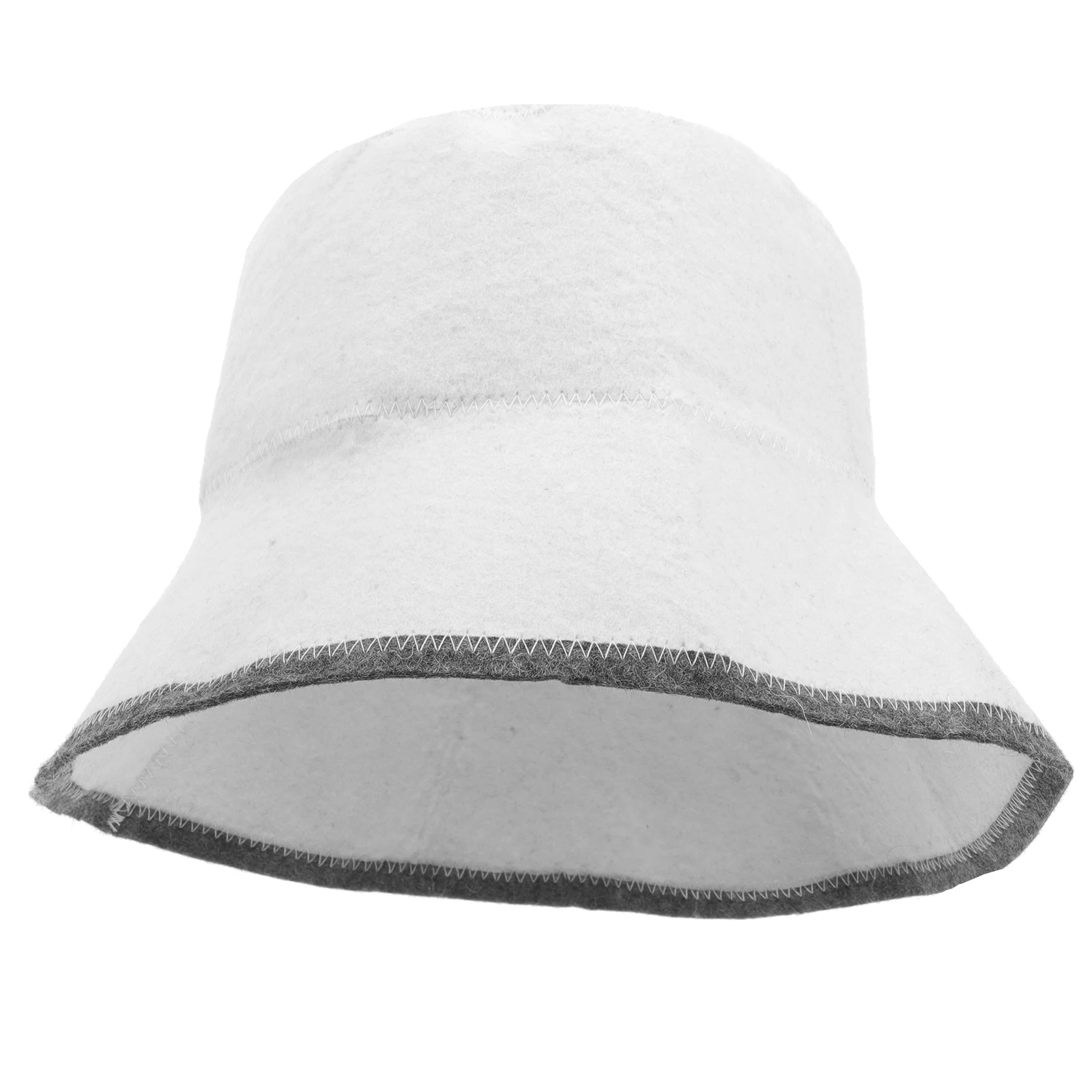 

Wool Sauna Hat Steam Cap for Breathable Hair Wrap Men Woman Hats Absorbent 、sauna Room Has