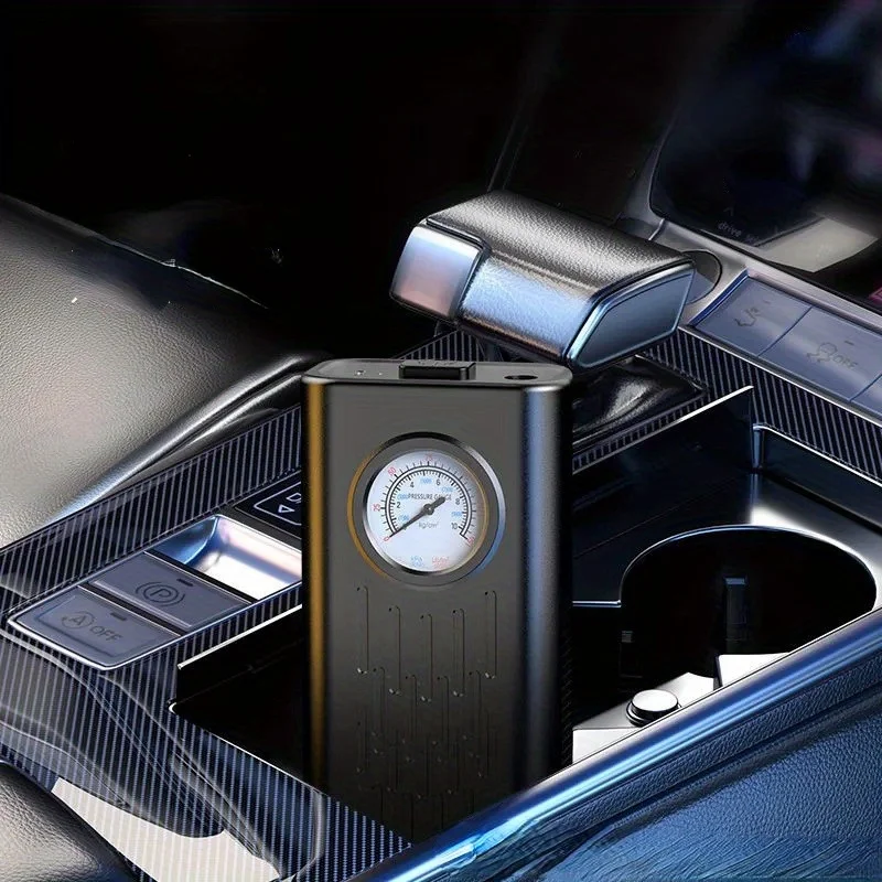 1PC Car mounted inflation pump, convenient to carry wireless, suitable for multifunctional use in cars, motorcycles, and balls