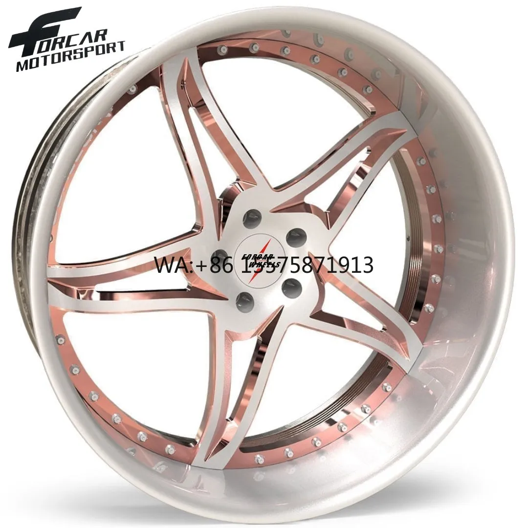 

Forcar New Two-Piece Deep Concave High Performance Aluminum T6061 Custom Passenger Car 16-24 Inch Alloy Forged Wheels Rims