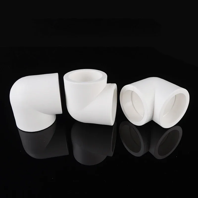 1개 90도 수도관 피팅 엘보우 20/25/32/40/50/63/75/90/110mm PPR 커넥터 슬립 엔드 접착식 정원용 수도 어댑터