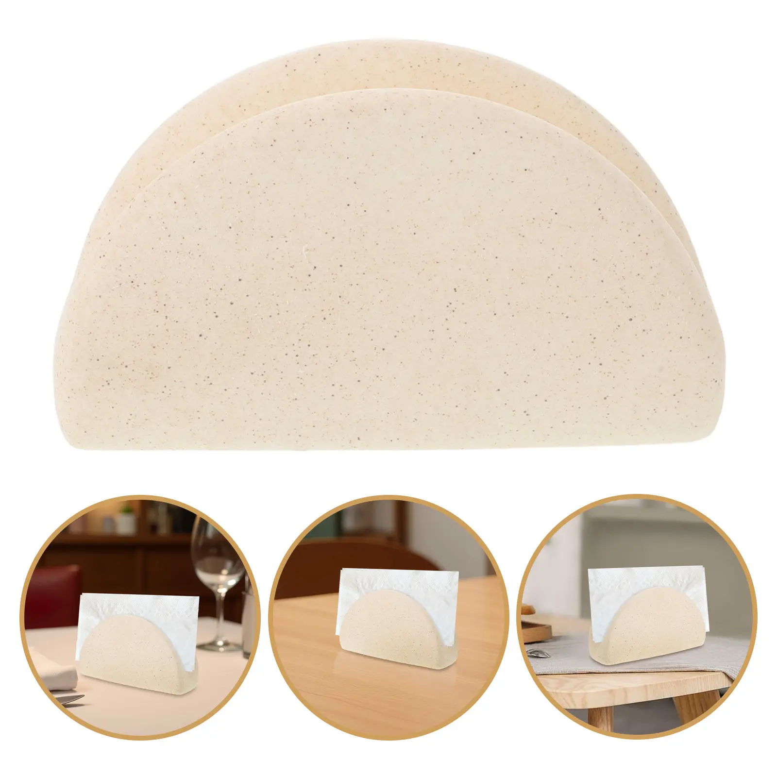 Ceramic Napkin Holder for Table Modern Standing Vertical Tissue Dispenser Dining Room Home Decorative Paper Holder Porcelain