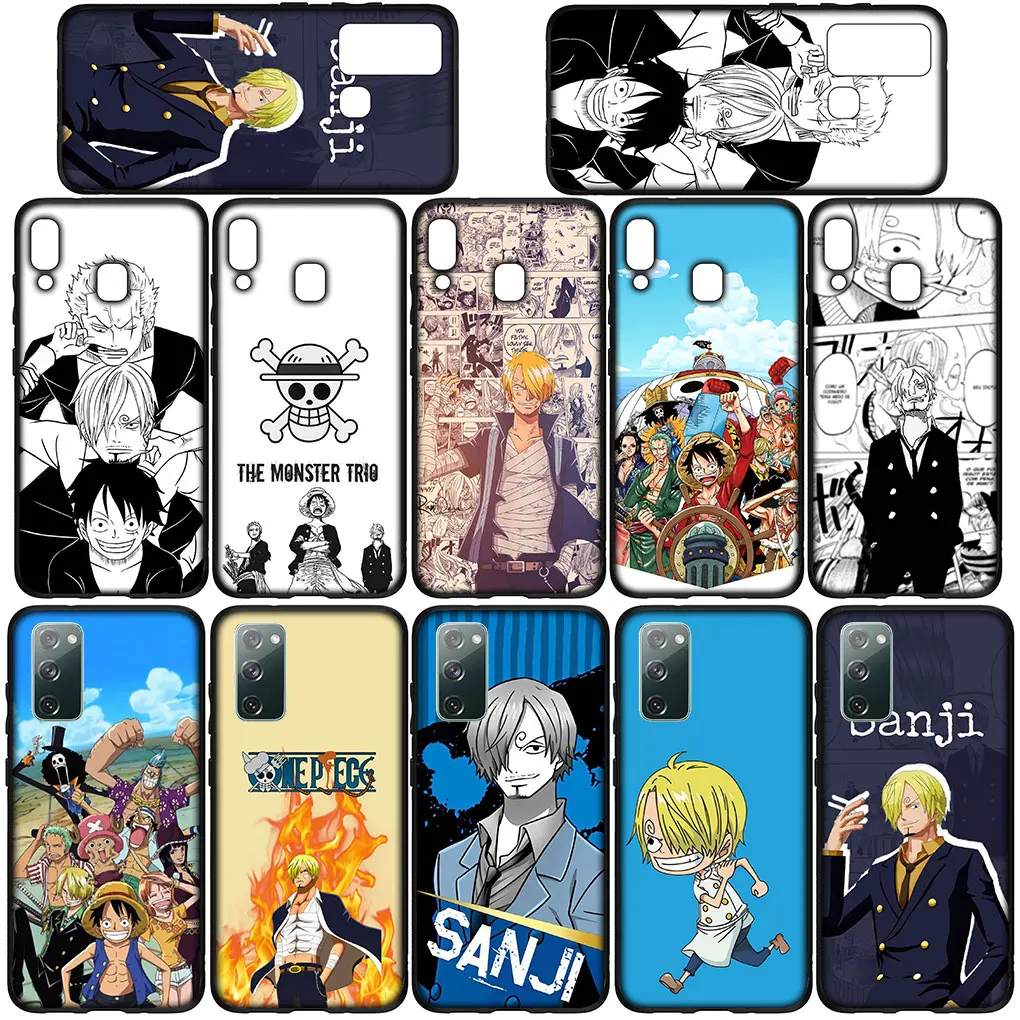 One Piece Sanji Luffy Soft Cover Case for Motorola Moto G9 G30 G50 G60 G40 G41 G42 G22 G52 G71 E7 E32 G100 G Phone Casing