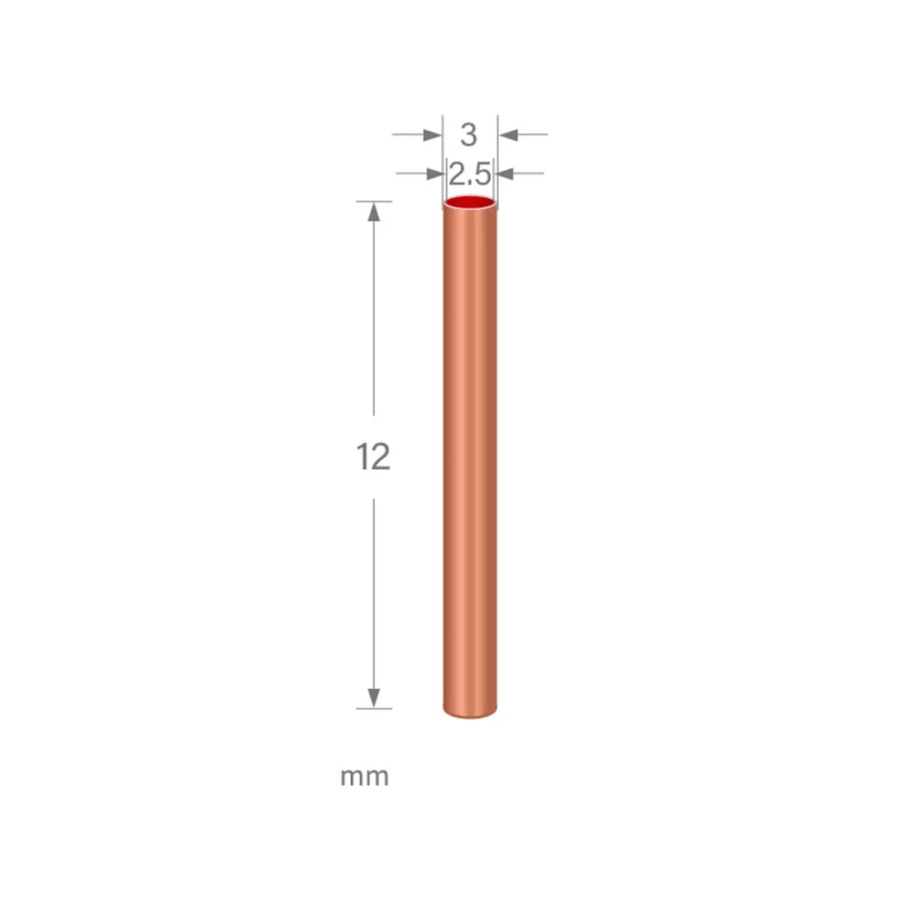 Butt Splices Wire Tube Connectors Professional Installations GT-0.5, 1, 1.5, 2.5, 4 Connectors 500pcs Total Pack