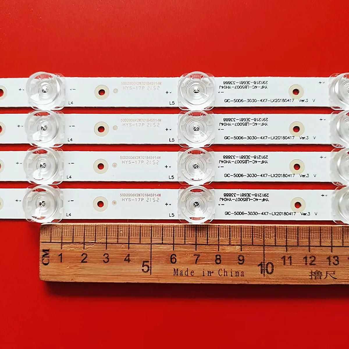 LED backlight For 50P8M 50P65 LVU500NDEL MD9W16 4C-LB5007 4C-LB5007-YH02J 4C-LB5007-ZM03J GIC-50D6-3030-4X7-LX20180417