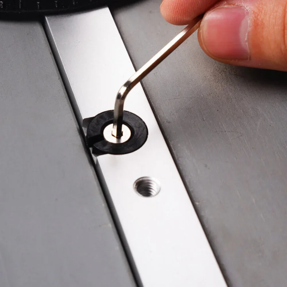 Aluminum Alloy Guide Miter Bar Slider Easy Installation Adjustable With Screws Silver For Woodworking Table Saws