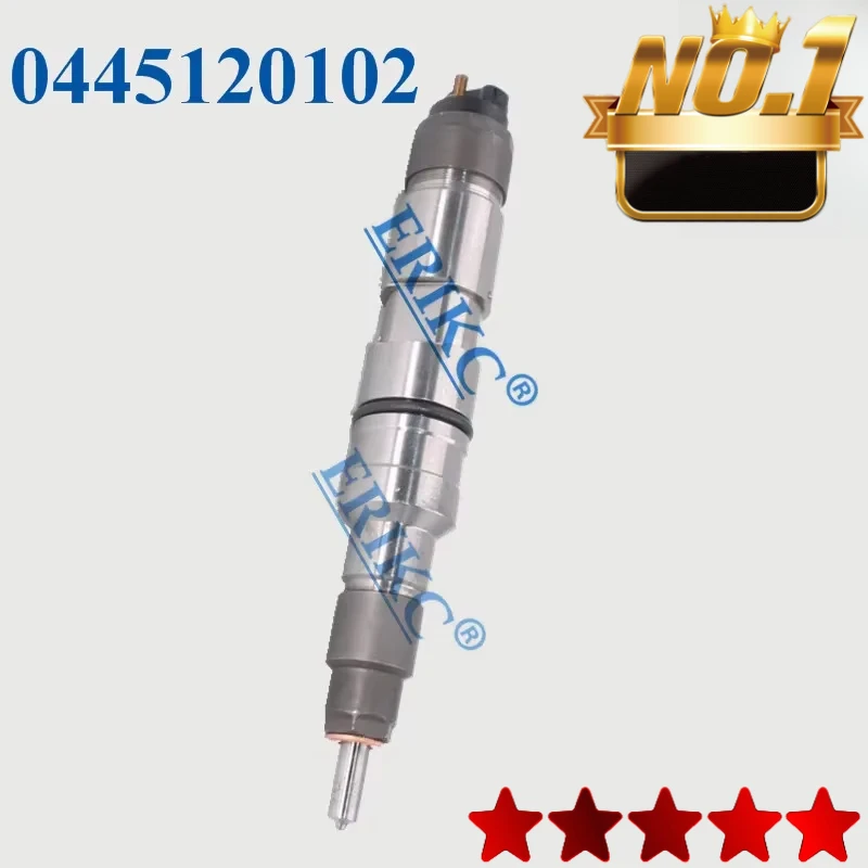 Car Parts Injector 0445120102 Common Rail Injector 0445 120 102 DFM 4102TCI Complete Auto Diesel Injector 0 445 120 102