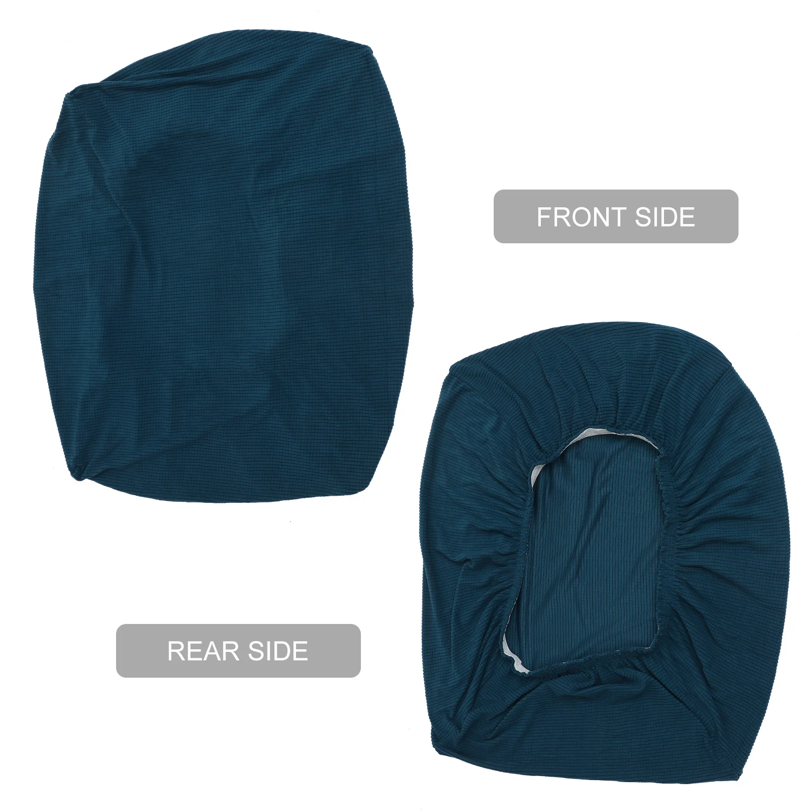 

Rectangle Stool Cover Elastic Stretchable Protector Shoe Change Footrest Machine Washable Modern Solid Color Furniture